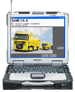 DAF VCI-560 дилерский диагностический сканер для грузовиков
